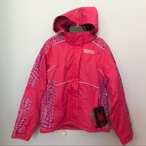 NEW Spyder Neon Pink Thermosoft Ski/Snow Jacket